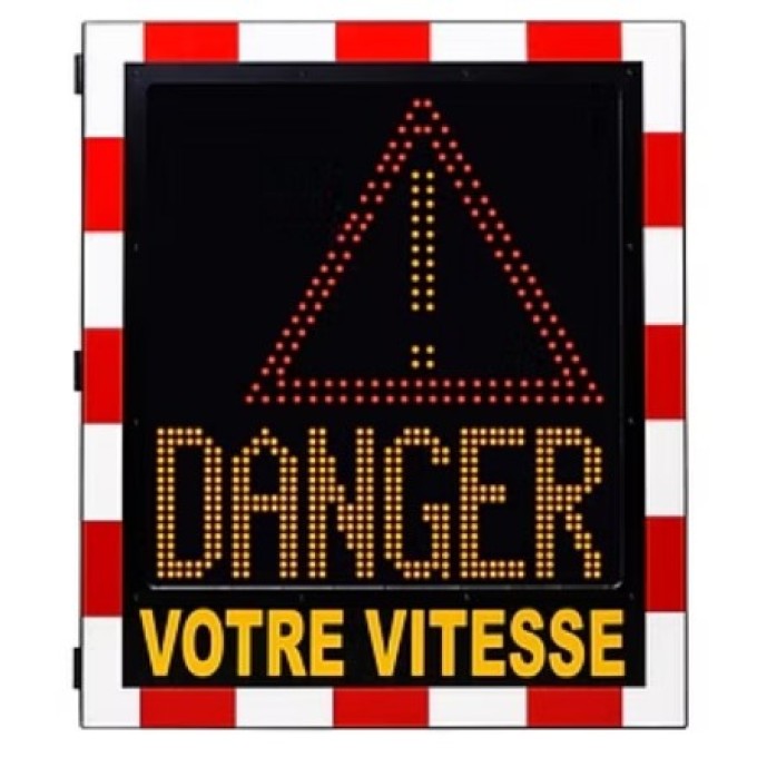 Panou avertizare viteza - iluminat public - Matrix Display